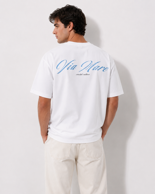 Bianco e Blu Maglietta · White and Blue Shirt